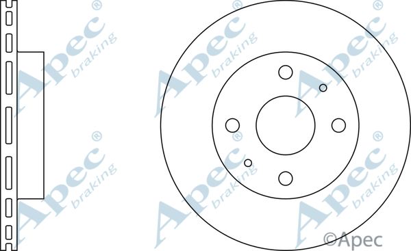 APEC BRAKING Jarrulevy DSK2112